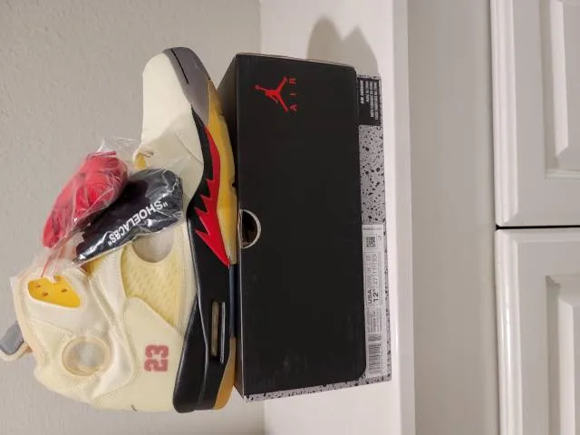air jordan 5 off white