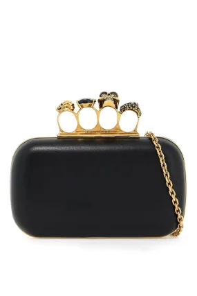 Alexander McQueen    Alexander Mcqueen Chain Clutch With Knuckle