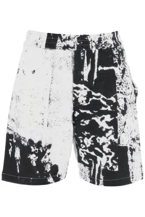 Alexander McQueen    Alexander Mcqueen Fold Print Sweat Shorts