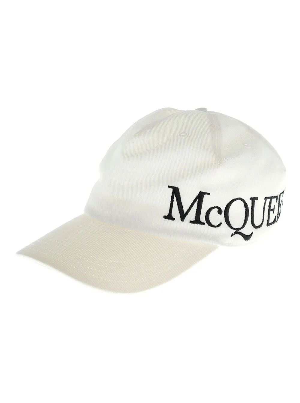 Alexander McQueen Logo Embroidered Baseball Cap