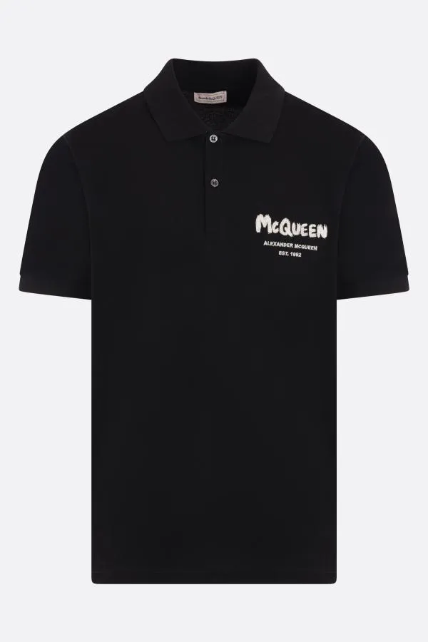 alexander mcqueen  |Pullovers Plain Cotton Short Sleeves Logo Polos