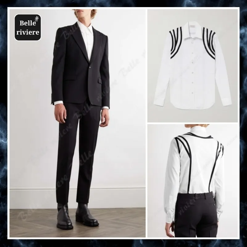alexander mcqueen  |Street Style Long Sleeves Cotton Shirts