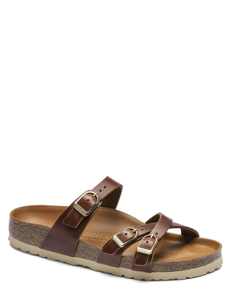 Birkenstock Franca Hex Sandal in Cognac