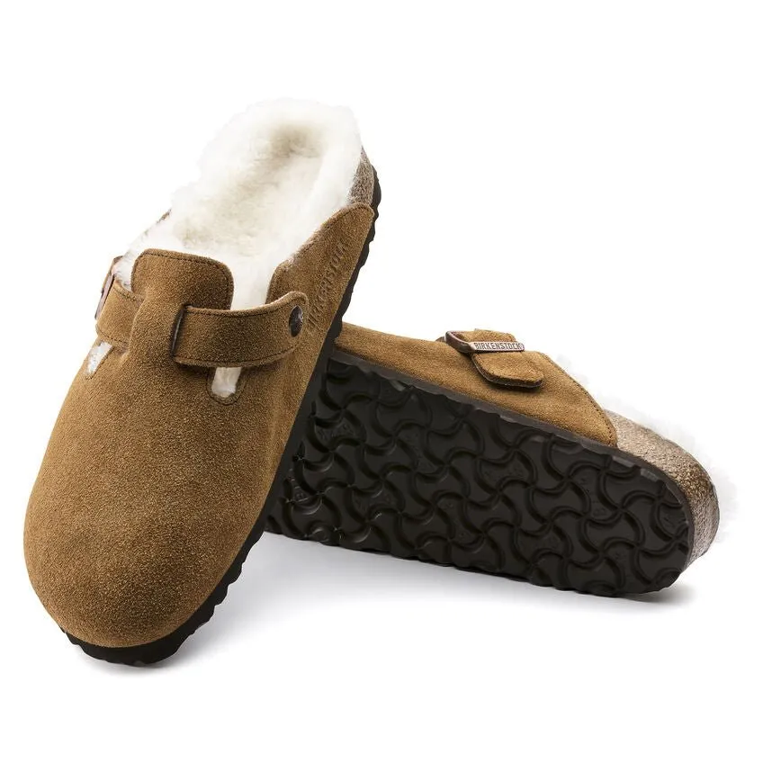 Birkenstock Sabots Boston fourrure agneau