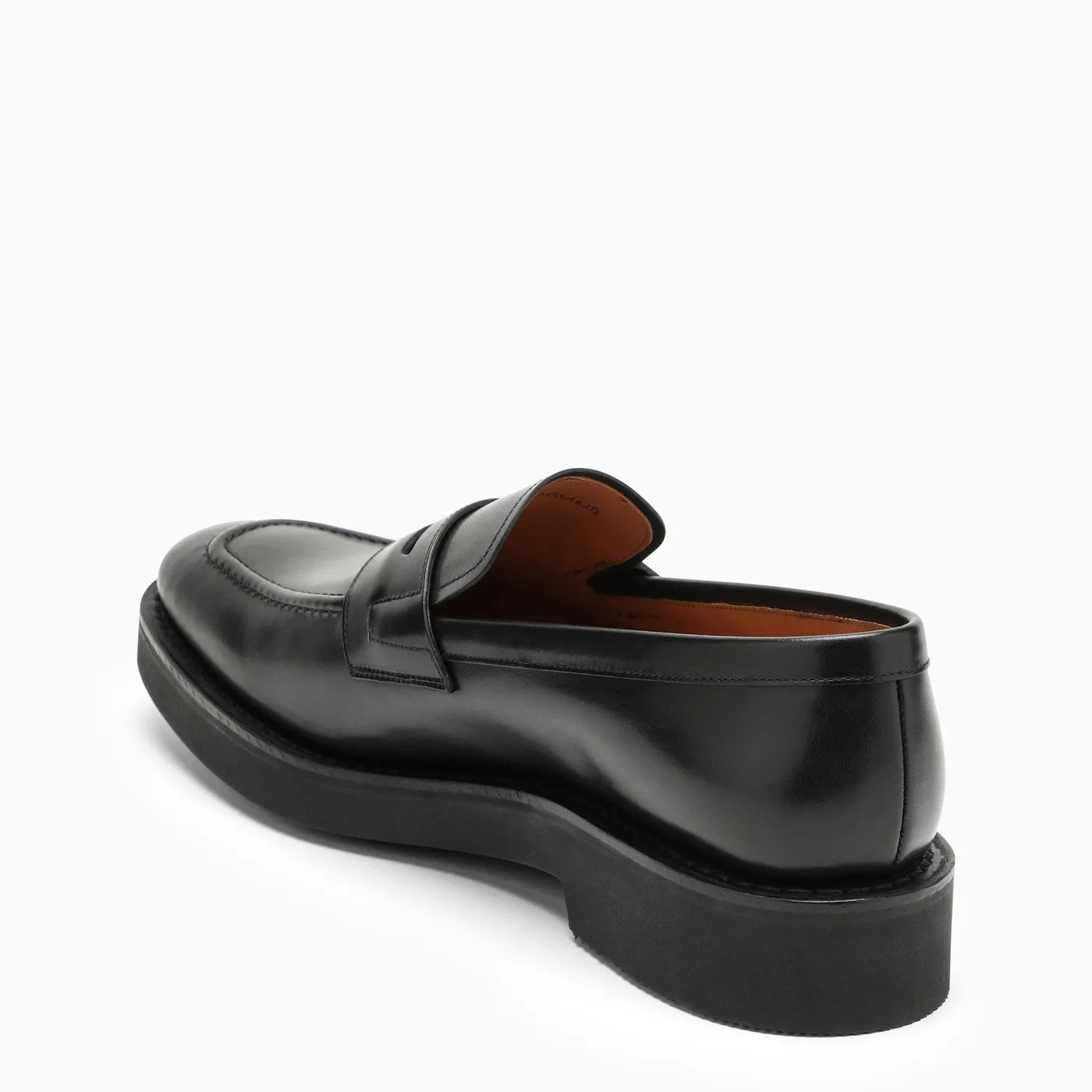 Church's    Church's Black Leather Loafer