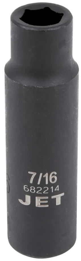 Jet 681214 - 3/8" x 7/16" Deep Impact Socket - 6 Point
