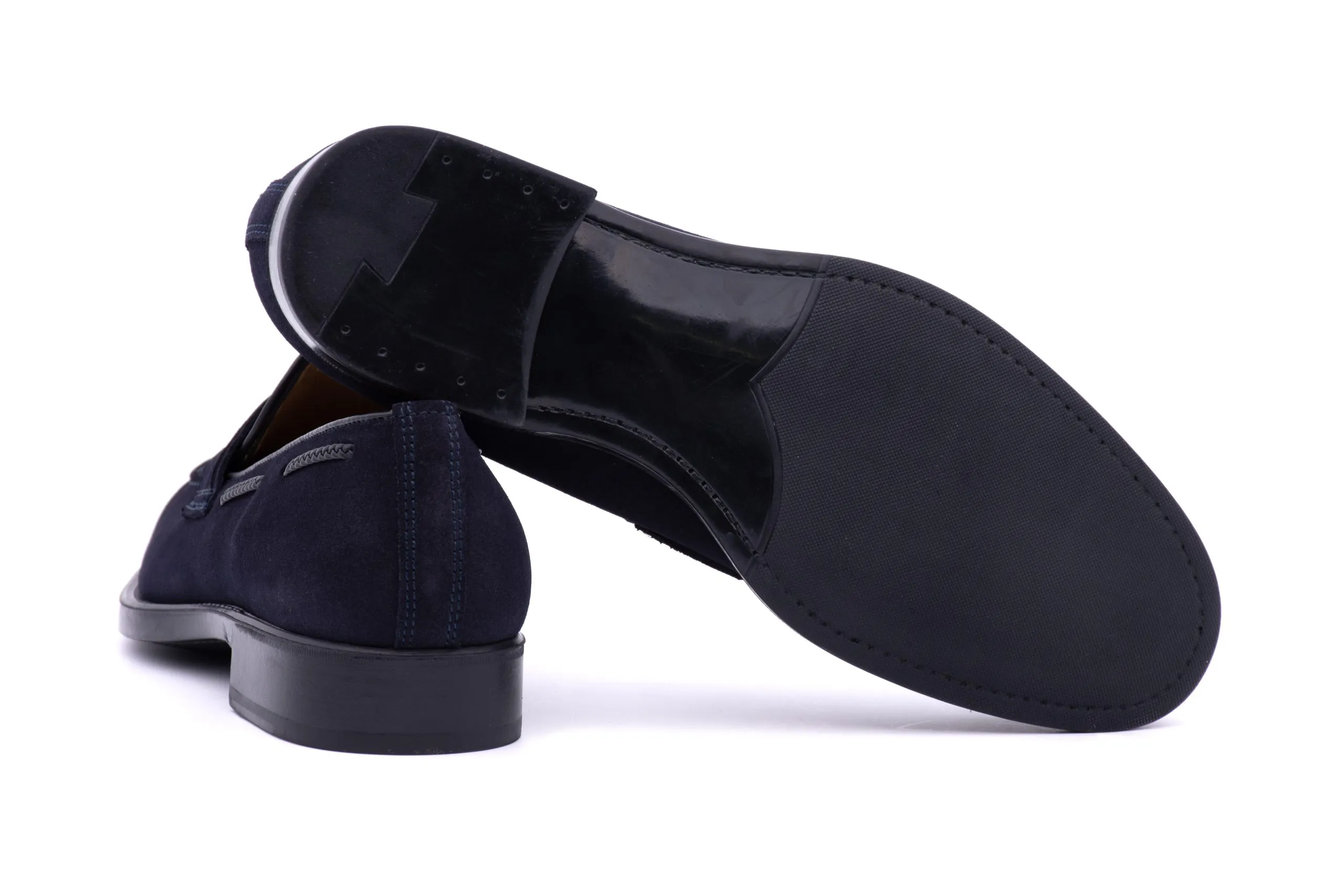 Loafer with Suede Loop