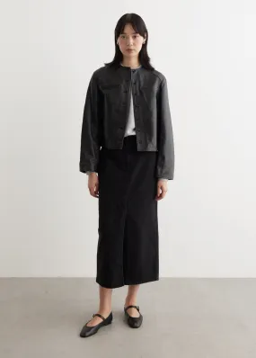 Loulou Studio -  Brize Leather Jacket - Jacket