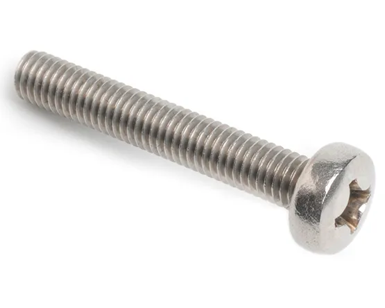 M6 X 10 PHILLIPS PAN MACHINE SCREW DIN 7985H A2 STAINLESS STEEL