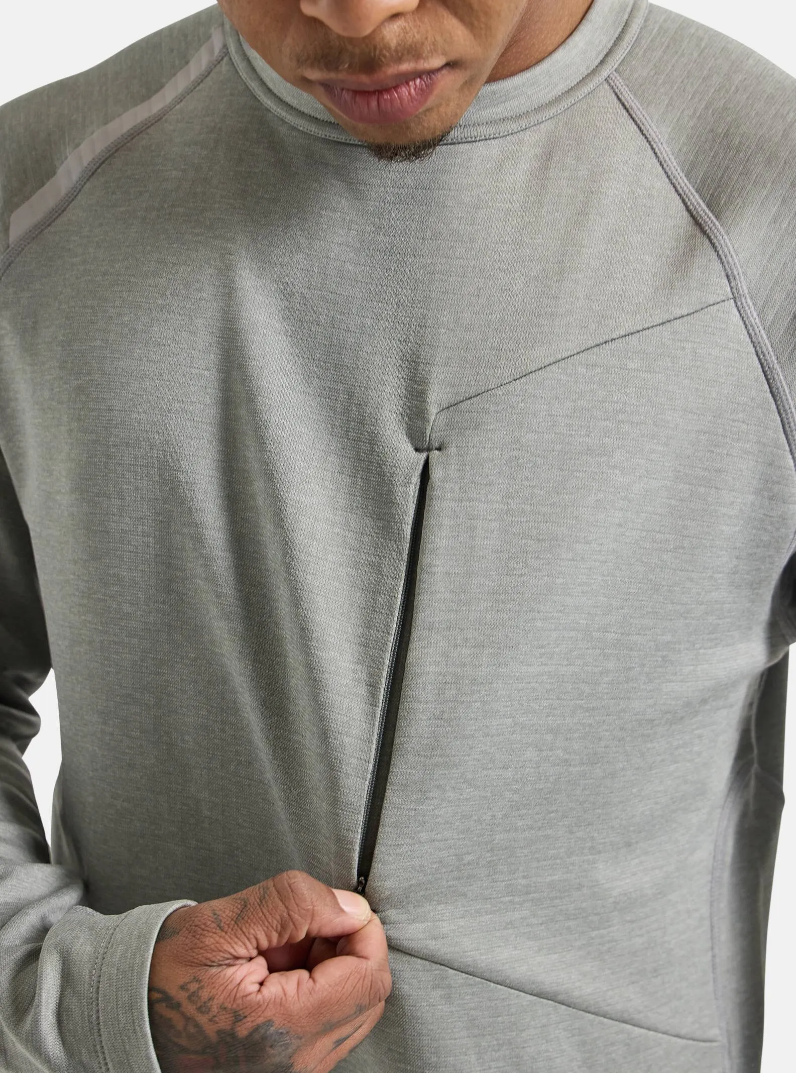 Men's Burton Multipath Grid Crewneck Fleece