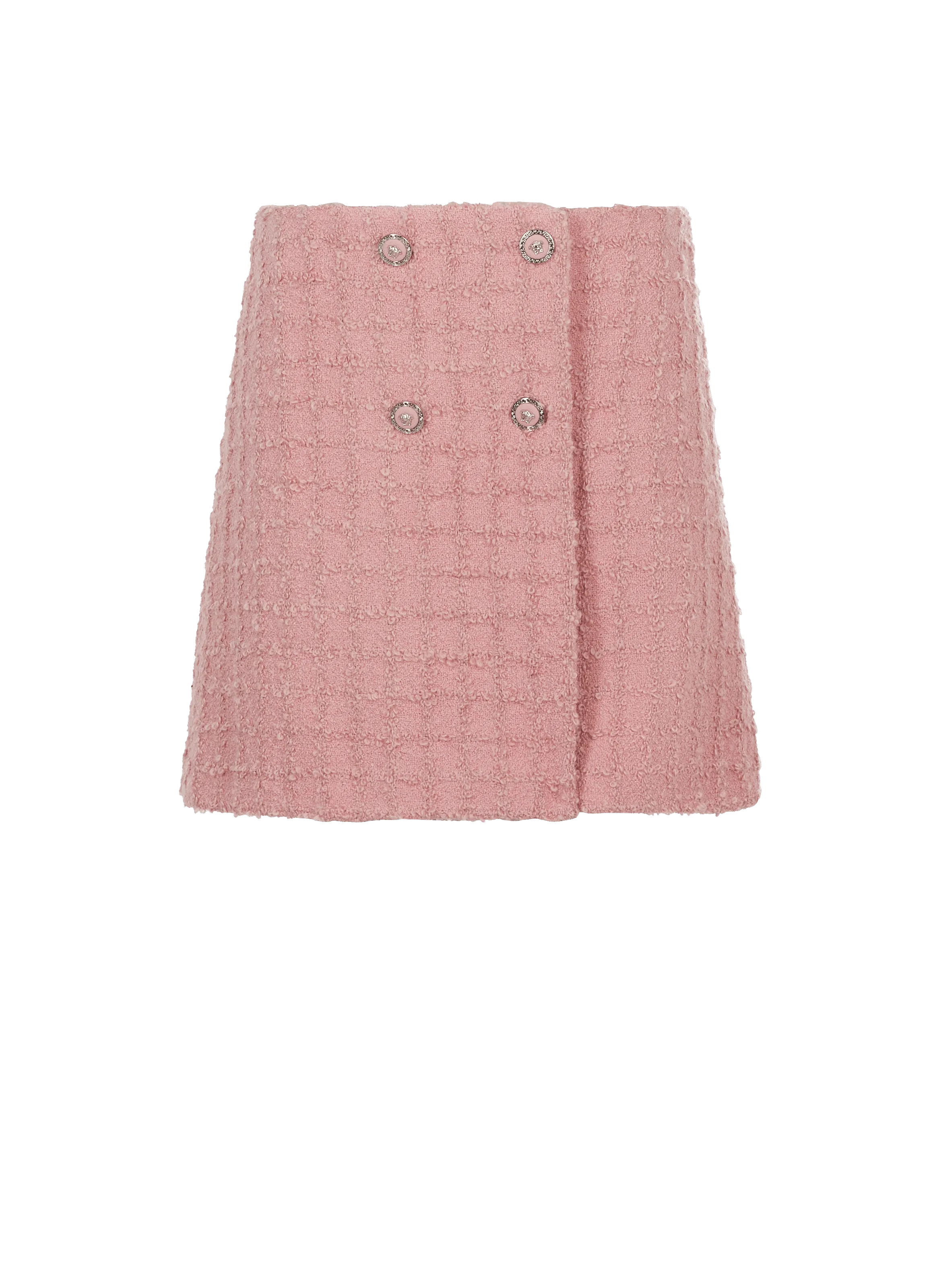 VERSACE  Wool mini skirt - Pink